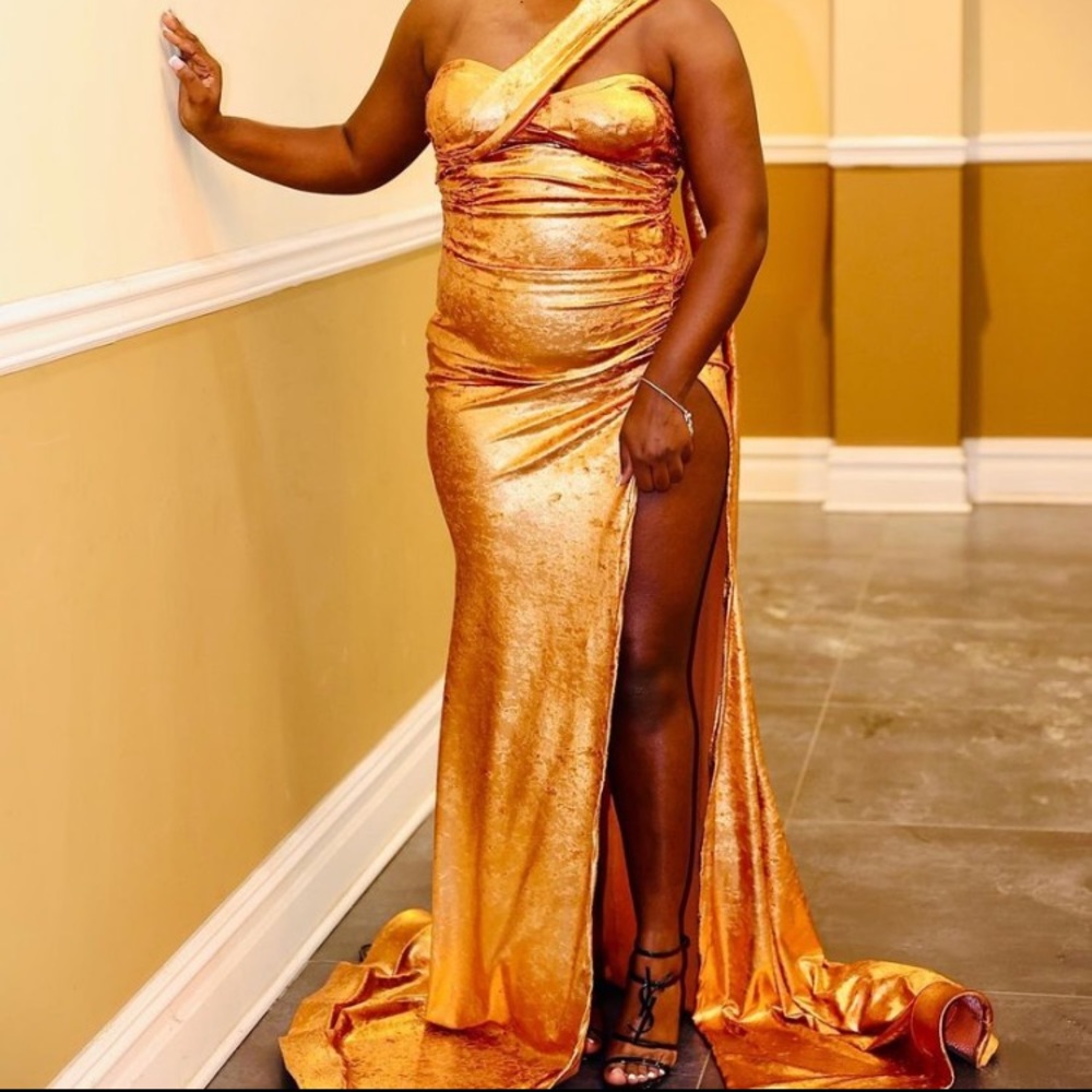 Orange gown